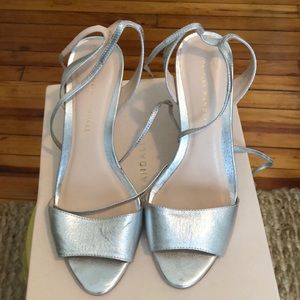 Loeffler Randall Silver Sandals